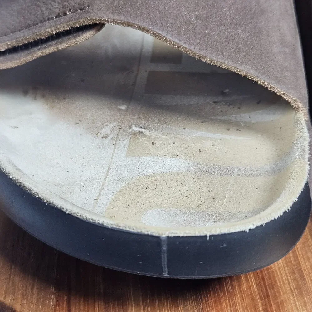 ECCO Cozmo Nubuck Two Strap Sandal Mens 45 US 11 Adjustable Comfort Outdoors